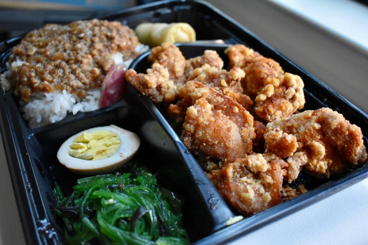 popcorn chicken bento 盐酥鸡便当